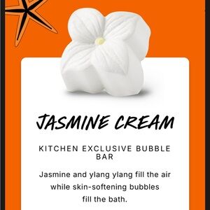LUSH Jasmine Cream Bubble Bar